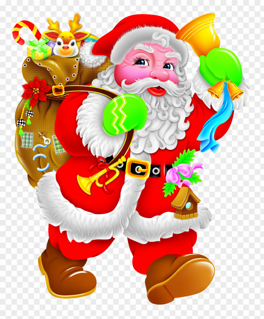 Santa Gifts Claus Gift Christmas Tree PNG