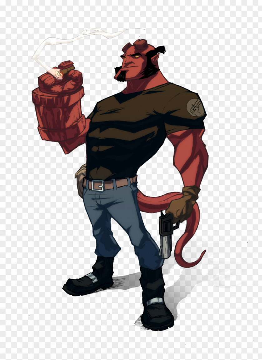 Hellboy Picture Cartoon Superhero PNG