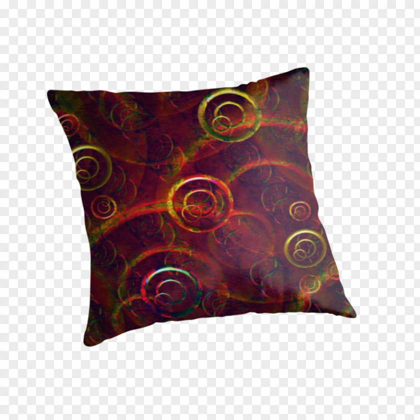 Multicolored Bubble Throw Pillows Cushion Rectangle PNG