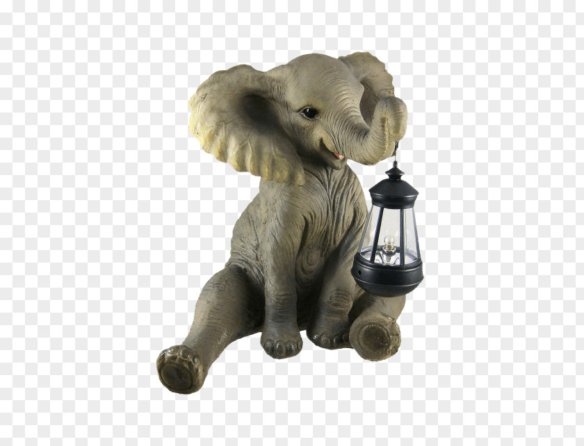 Elephant African Garden Ornament Lantern PNG
