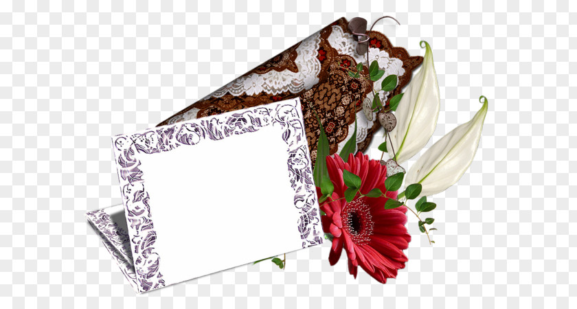 Envelope Floral Design Label Scrapbooking Picture Frames PNG