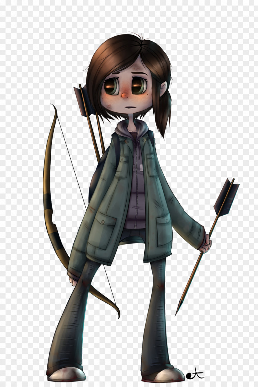 Last Of Us Ellie Figurine Cartoon Character PNG