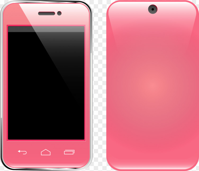 Pink Smartphone Feature Phone Mobile Accessories Google Images PNG