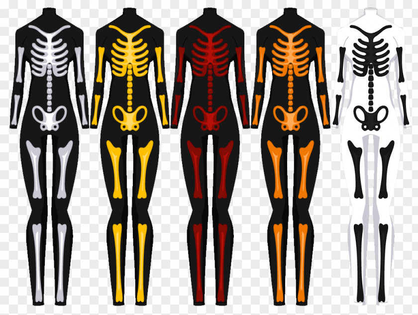Skeleton Halloween Costume Jack Skellington Design PNG