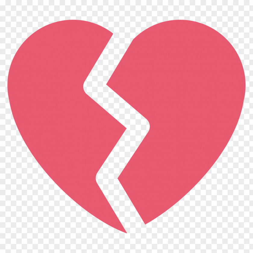 Broken Heart Emoji Emoticon Symbol PNG