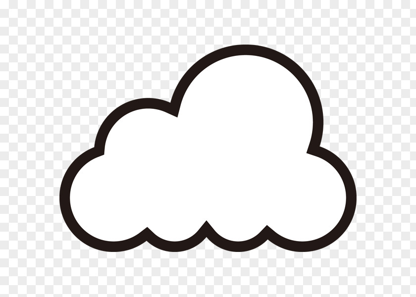 Cloud Vector Body Jewellery Line White Clip Art PNG
