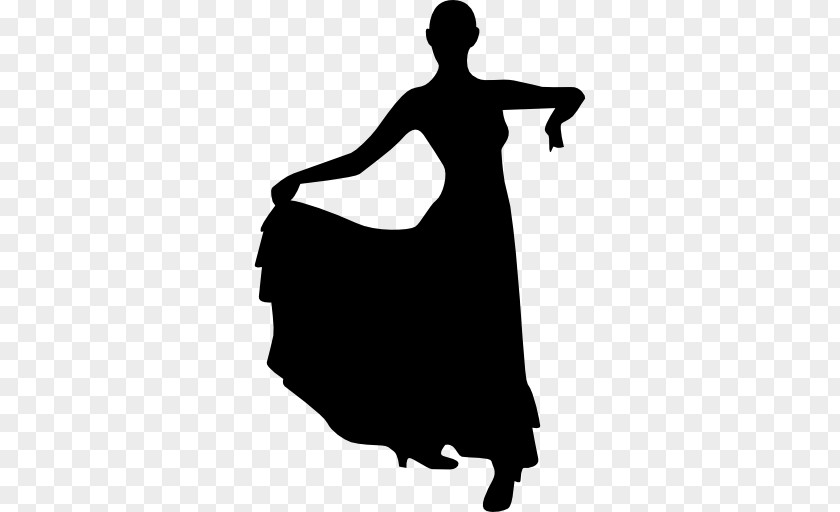 Flag Pull Element Silhouette Dancer Flamenco PNG