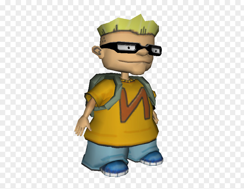 Rocket Power Cartoon Figurine Character Profession PNG