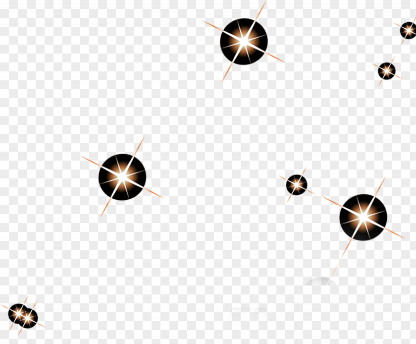 Brown Shining Star Pattern Clip Art PNG