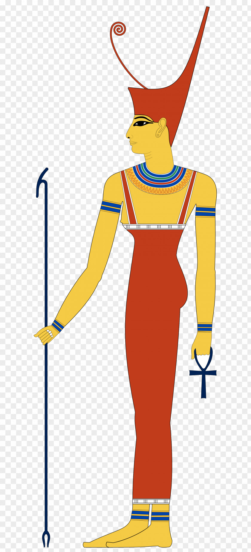 Egyptian Gods Ancient Deities Anuket Mythology PNG