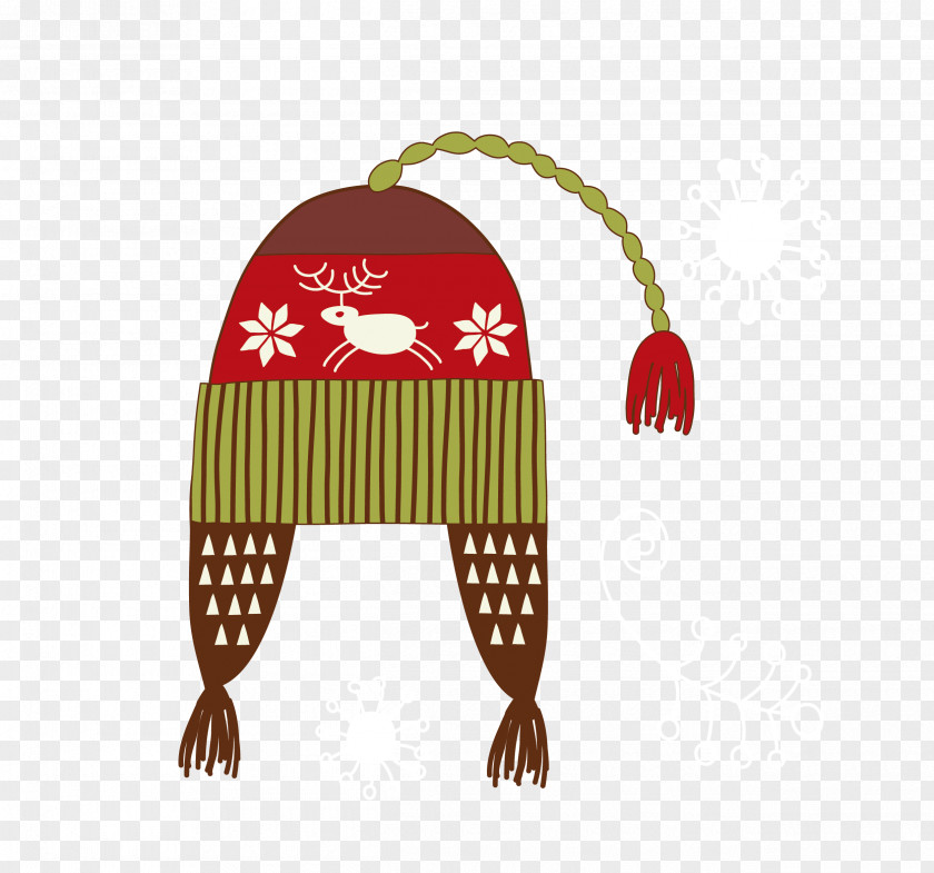 Festive Hat Bonnet Clip Art PNG