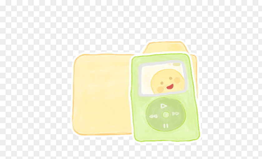Folder Vanilla IPod Material Baby Products Yellow PNG