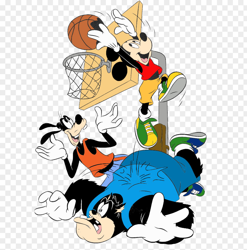 Basketball Pictures Mickey Mouse Goofy Donald Duck Clip Art PNG