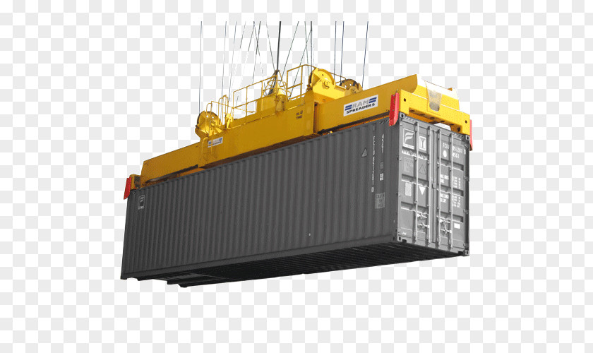 Chinese Crane Spreader Rail Transport Intermodal Container Cargo Gantry PNG