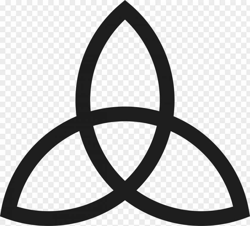 Lucky Symbols Triquetra Celtic Knot Symbol Trinity PNG