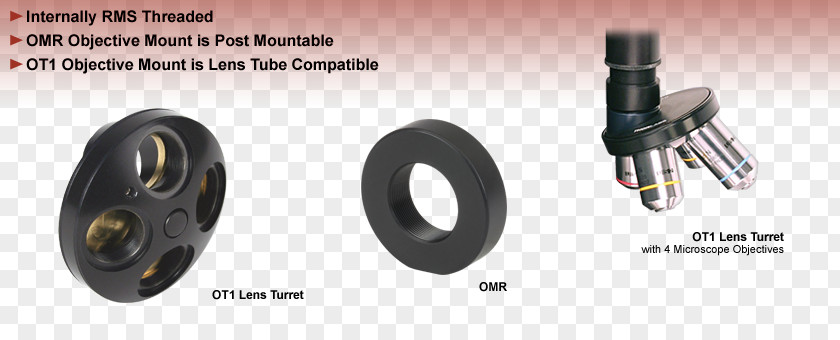 Objective Microscope Lens Automotive Brake Part Thorlabs PNG