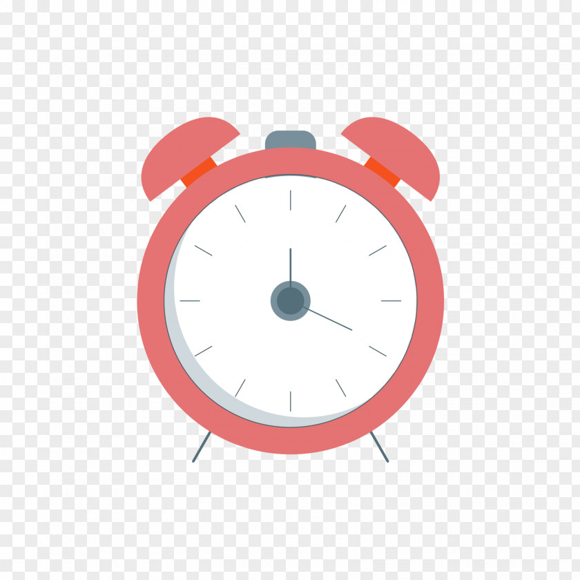 Red Alarm Clock Euclidean Vector Device PNG