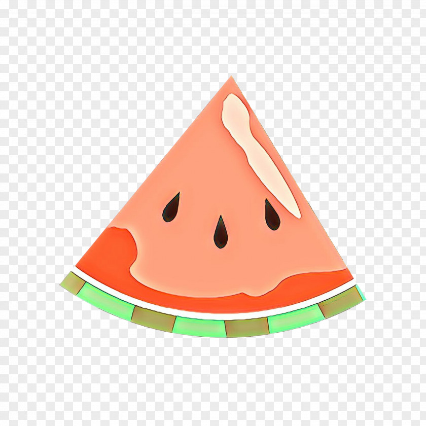 Watermelon Party Hat Triangle PNG