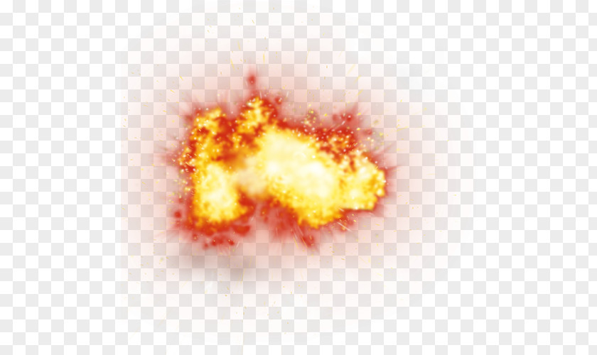 Fire Elemental Explosion Clip Art PNG