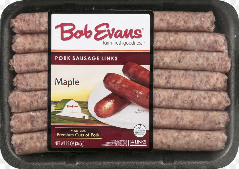 Sausages Breakfast Sausage Bacon Hot Dog Bob Evans Restaurants PNG