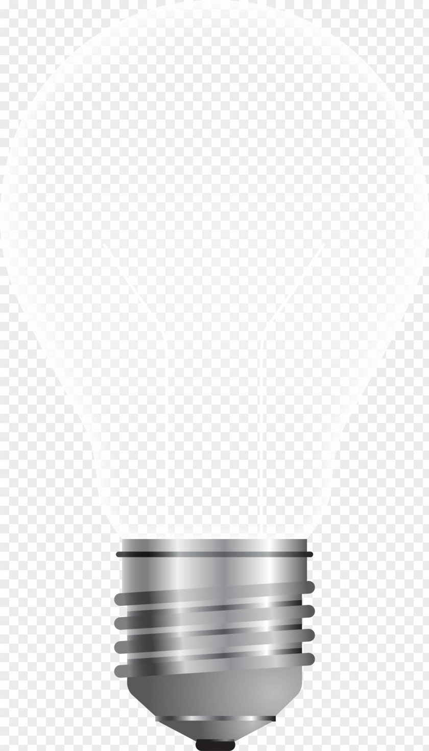 Silver Light Bulb White Black Pattern PNG