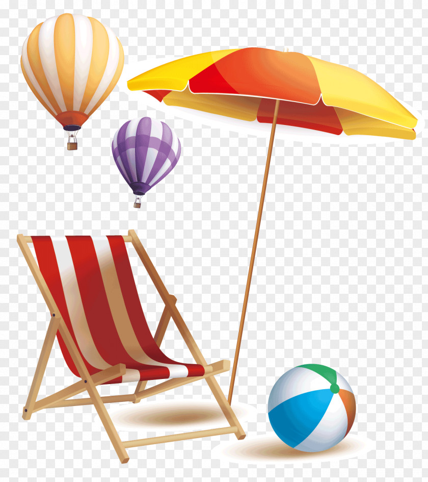 Summer Seaside Necessary Clip Art PNG