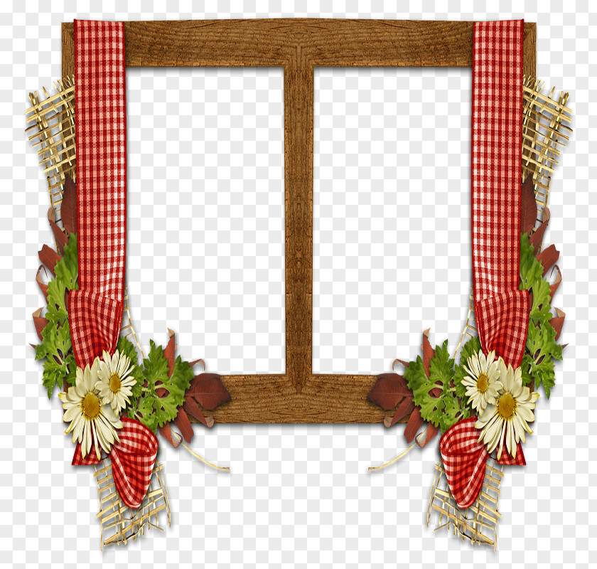 Bs Christmas Ornament Floral Design Picture Frames PNG