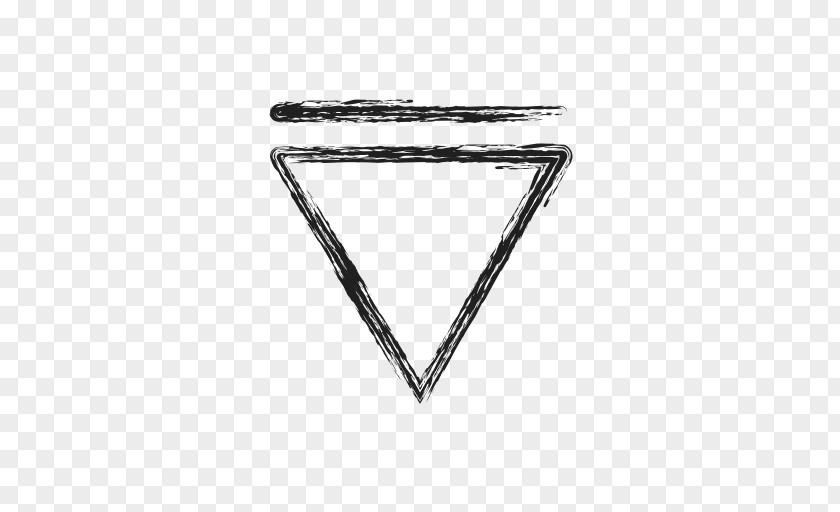 Line Triangle White PNG