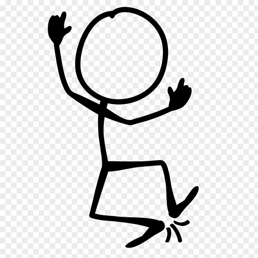 Smiley Stick Figure Animation Clip Art PNG