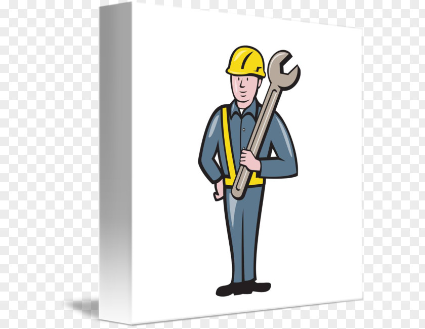 Spanner Cartoon Construction Worker Laborer Architectural Engineering Stock Photography PNG