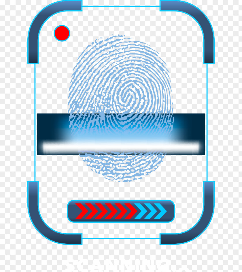 Vector Fingerprint Science And Technology Euclidean Icon PNG