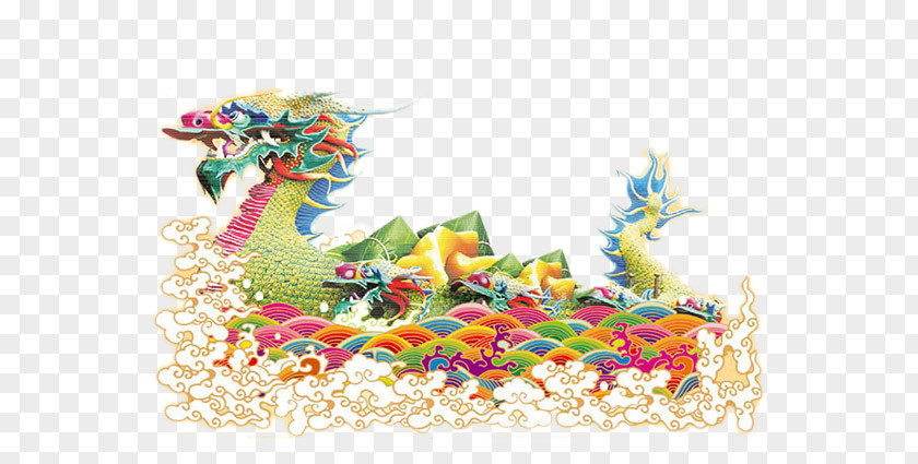 Dragon Boat Festival Poster Bateau-dragon PNG
