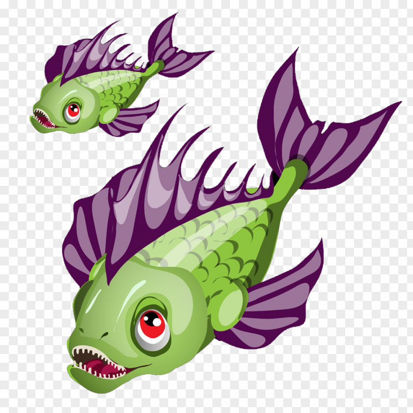 Fish Piranha Vector Graphics Stock Illustration PNG