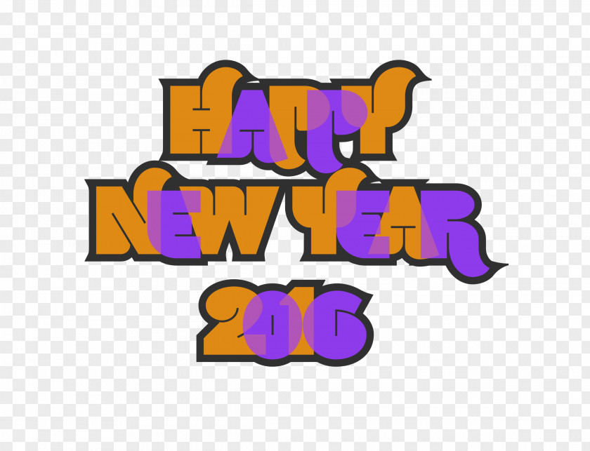 Happy New Year Year's Day Clip Art PNG