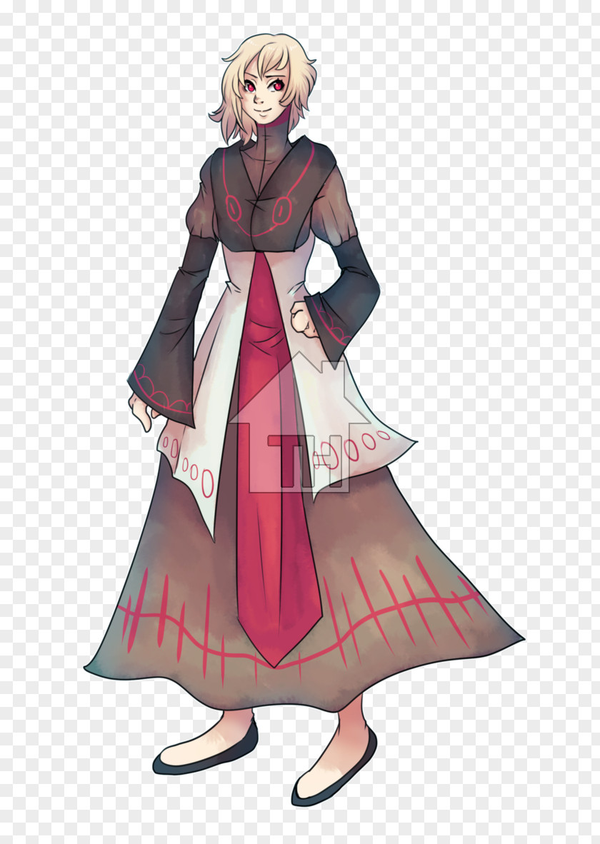 Robe Gown Costume Design Cartoon PNG