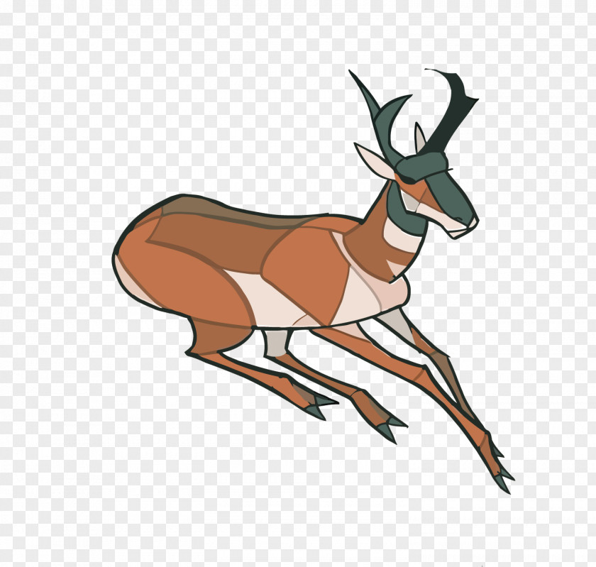 Vector Cartoon Deer Model Sheet Drawing Character Art PNG