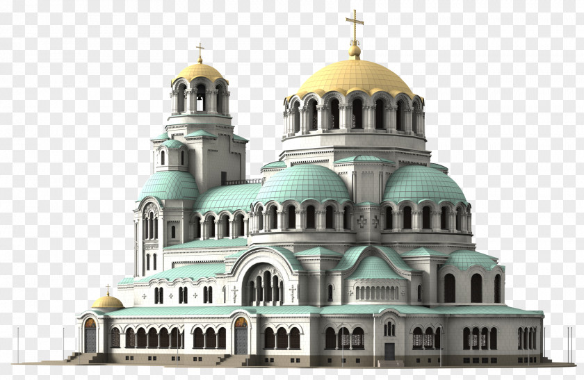 Cathedral Church Alexander Nevsky Cathedral, Sofia Paris Architecture PNG