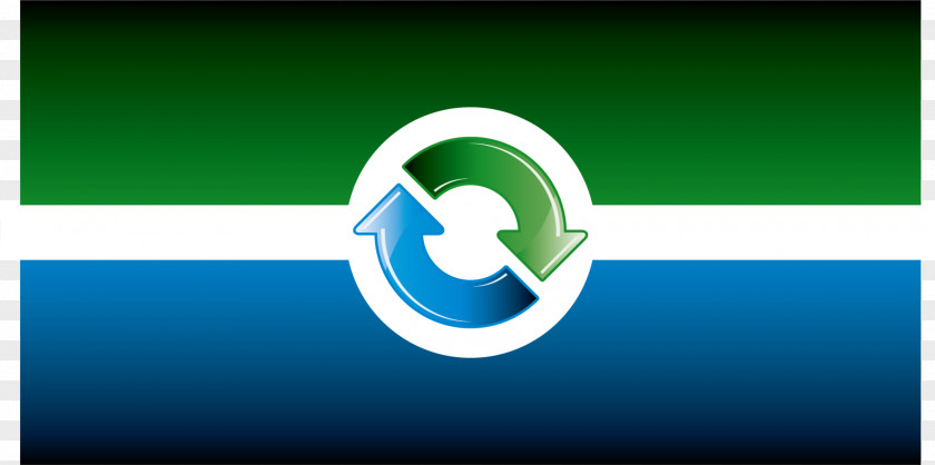 Green Recycle Label Recycling Logo PNG