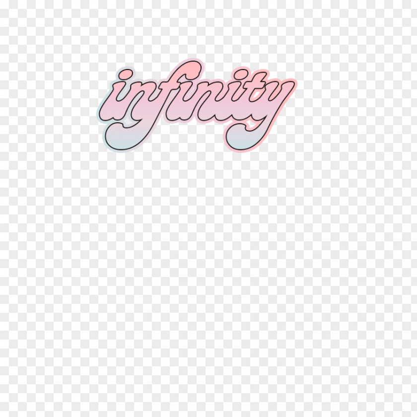 Infinity Logo Brand Pink M Font PNG