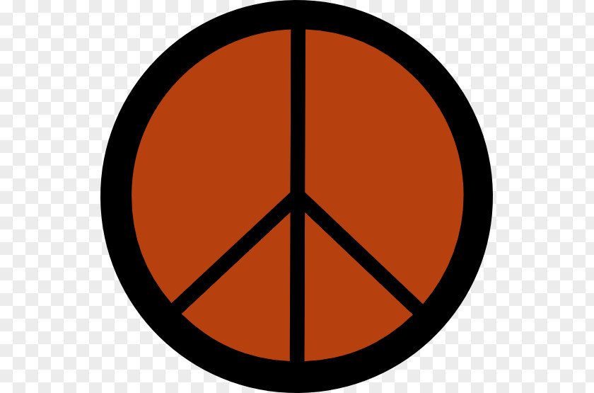 Rust Peace Symbols Clip Art Campaign For Nuclear Disarmament PNG