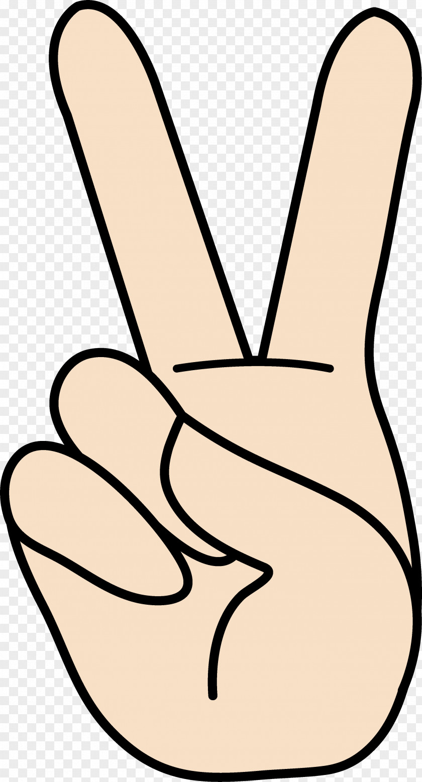 Side Hand Cliparts Peace Symbols V Sign Clip Art PNG