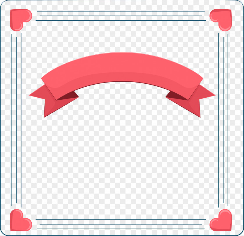 Vector Hand-drawn Borders And Banners Euclidean Web Banner Icon PNG