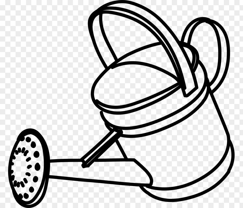 Wheelbarrow Watering Can Background PNG