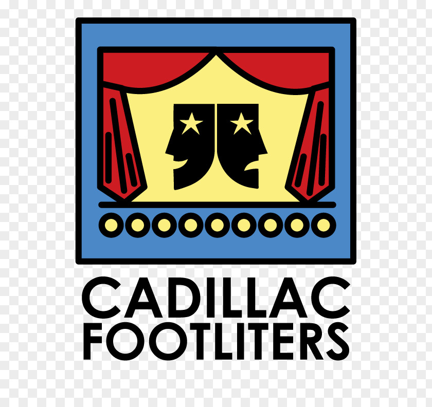 Cadillac Footliters Junior Players Community Theatre Brand Clip Art PNG