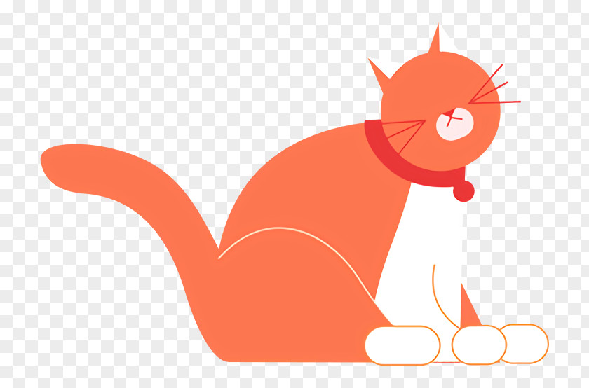 Cartoon Cat Fox Paw / M PNG