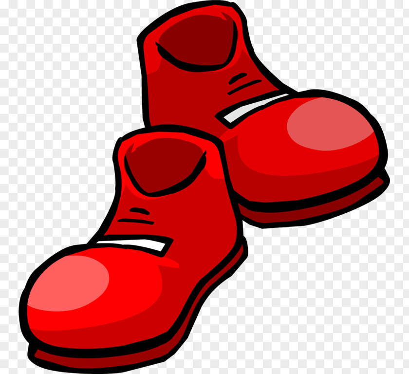Cartoon Sneakers Cliparts Club Penguin Clown Shoe Clip Art PNG