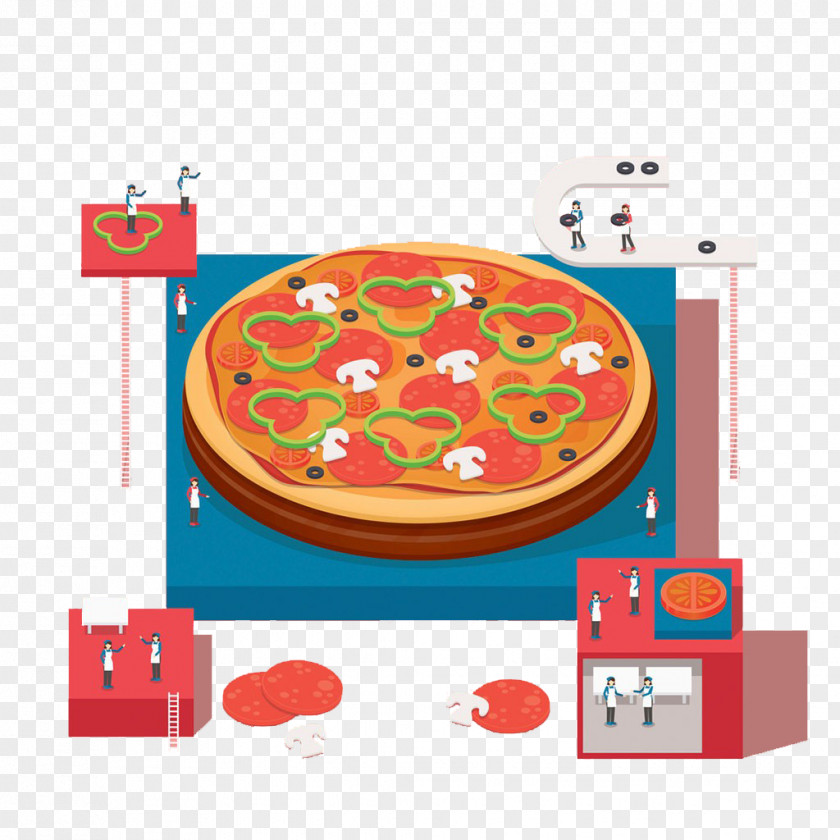 Delicious Pizza Tomato Gratis PNG