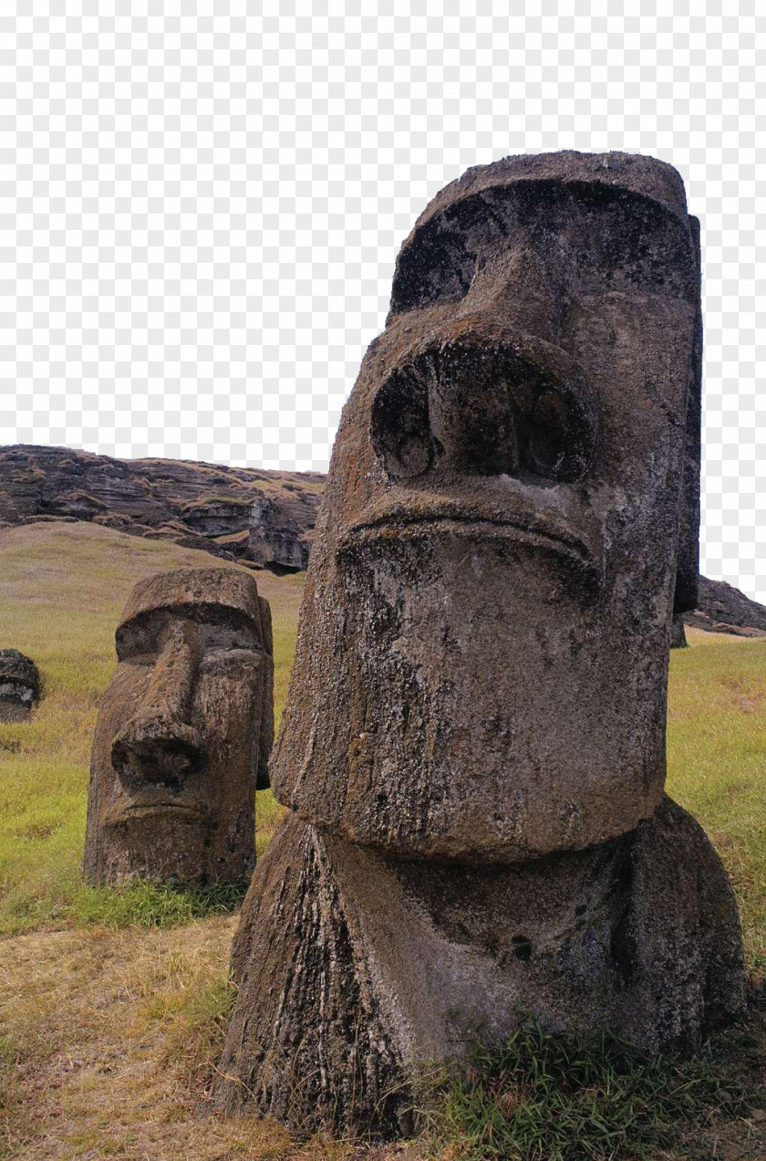 Easter Island Statues Image Moai Anakena Rapa Iti Pumapunku Stone Sculpture PNG