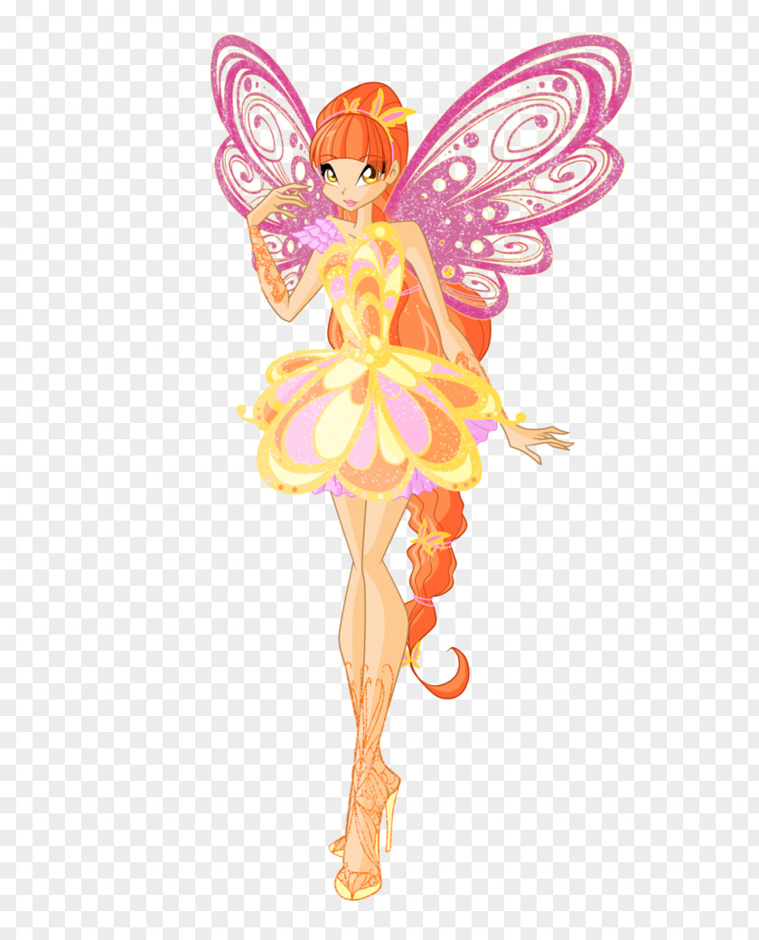 Fairy Flora Butterflix Drawing PNG