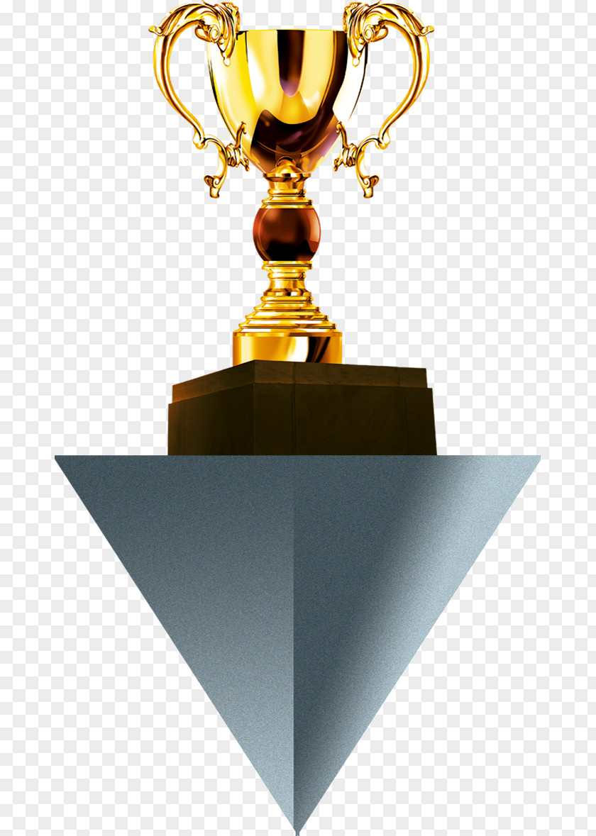 Gold Trophy Clip Art PNG